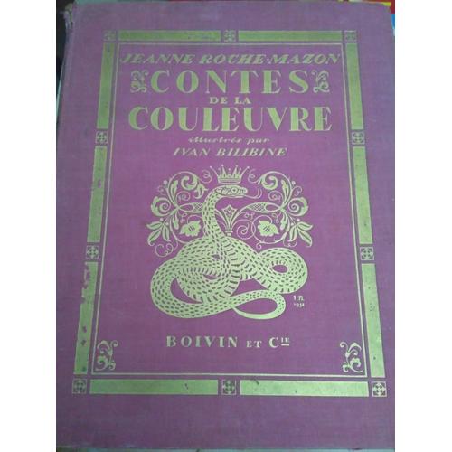 Contes De La Couleuvre Jeanne Roche-Mazon Ivan Bilibine Ed Originale 1932