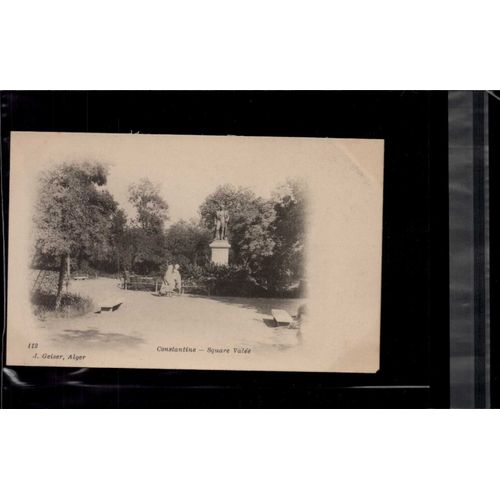 Carte Postale Constantine Le Square Valée En L'état Sur Les Photos