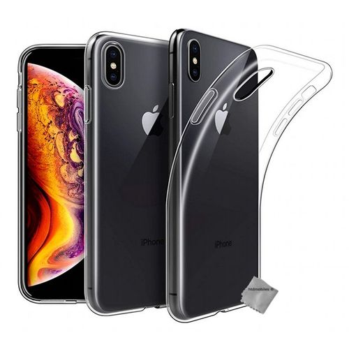 Housse Etui Coque Silicone Gel Pour Apple Iphone Xr + Film Ecran Transparent Tpu