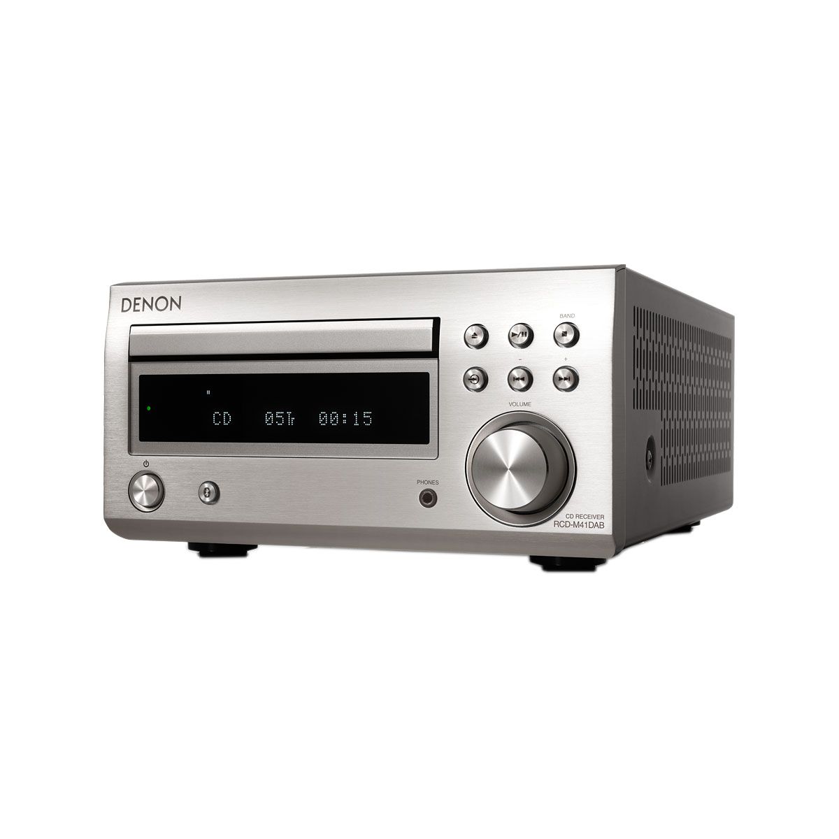 Micro-chaîne Denon D-M41 DAB Argent - En