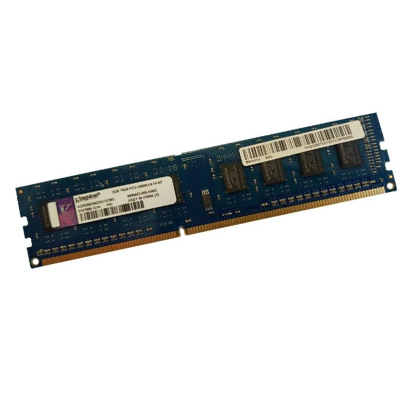 2gb 1rx8 Pc3 10600u Kingston Acr256x64d3u13c9g 2Go RAM PC Bureau
