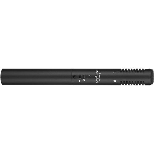 Microphone électret stéréo Monacor ECM-600ST