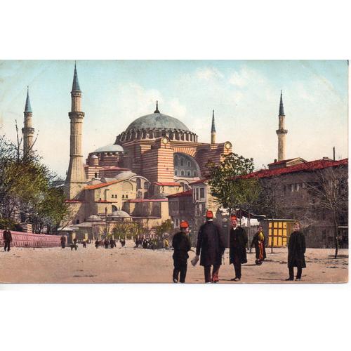Constantinople, Ste Sophie (Animée, Turquie)