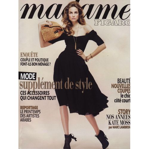Madame Figaro / 28-01-2012 N°20992 : Kate Moss (6p) - Michael Cunningham (3p)