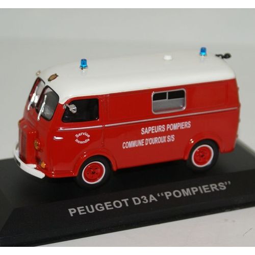 Altaya 1/43 Peugeot D3a Les Pompiers Avec Fascicule N 10 Nos Cheres Camionnettes D Antan-Altaya
