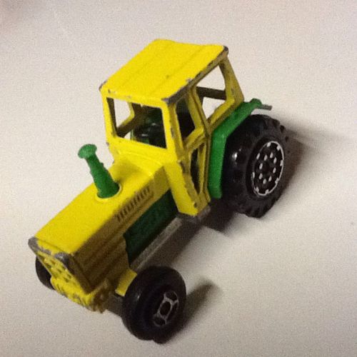 Majorette Tracteur Jaune 1/88