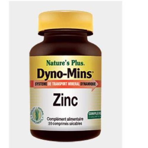 Nature's Plus - Dyno Mins Zinc - 30 Comprimés 