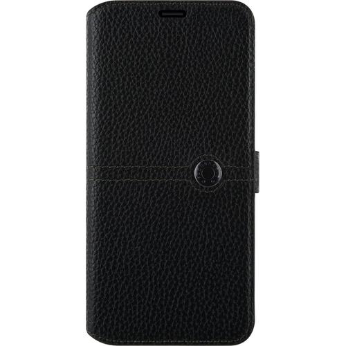 Etui Samsung Galaxy S9+ G965 Folio Faconnable Noir