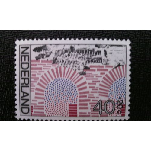 Timbre Pays-Bas (Hollande - Nederland) Yt 1068 Thermes À Heerlen (C. 100 Ac) 1977