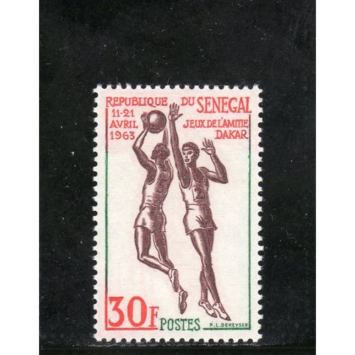 Timbre-Poste Du Sénégal (Jeux Sportifs De LAmitié À Dakar)