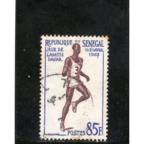 Timbre-Poste Du Sénégal (Jeux Sportifs De LAmitié À Dakar)