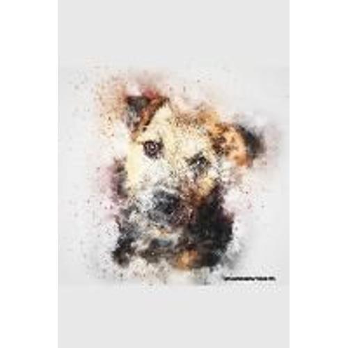 Lakeland Terrier Notebook: Beautiful Hand Painted Watercolor Dog Journal