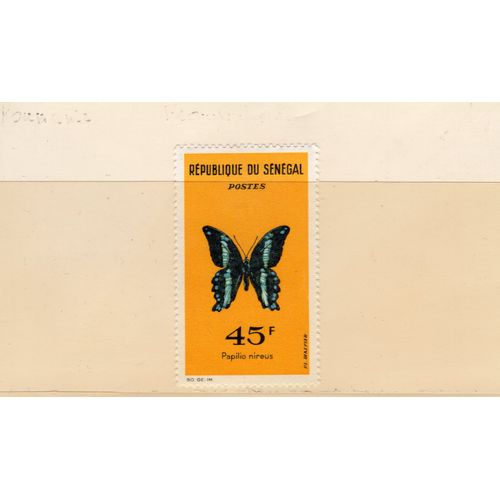 Timbre-Poste Du Sénégal (Papillon)