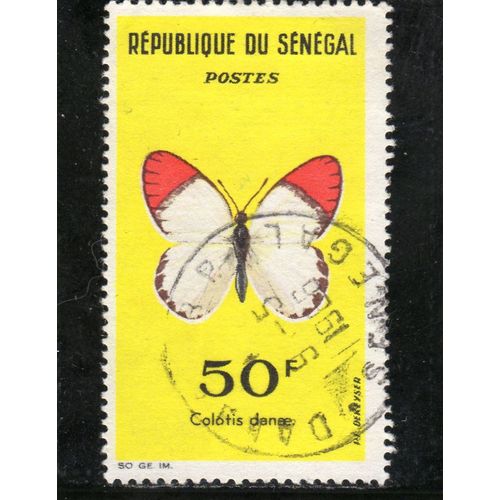 Timbre-Poste Du Sénégal (Papillon)