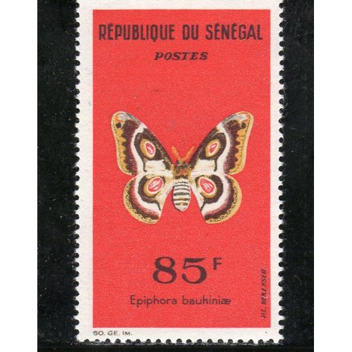 Timbre-Poste Du Sénégal (Papillon)