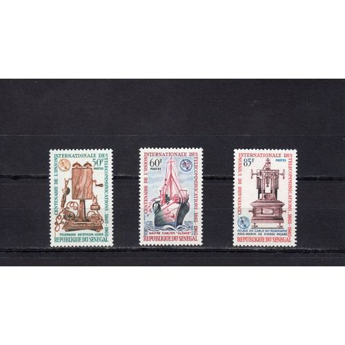Timbres-Poste Du Sénégal (Centenaire De L¿Union Internationale Des Télécommunications)