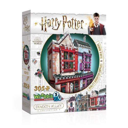 Puzzle 305 Pièces Puzzle 3d - Harry Potter - Magasin D'accessoires De Quidditch Et Slug & Jiggers