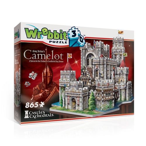 Puzzle 865 Pièces Puzzle 3d - Camelot, Château Du Roi Arthur