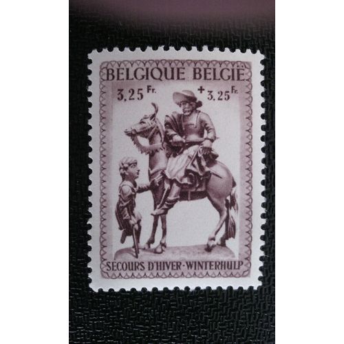 Timbre Belgique Yt 591 Statue De Saint Martin 1941