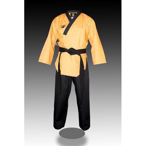 Dorawon, Dobok Poomsae Brodé Master, Col Y Noir, Taille 180 Cm