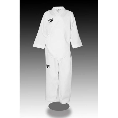 Dorawon, Dobok Poomsae Brodé School, Col Y Blanc, Taille 140 Cm