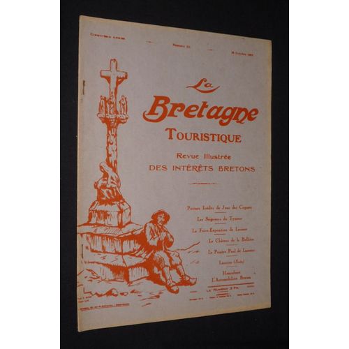 La Bretagne Touristique (5e Année - N°55, Octobre 1926) : Poèmes Inédits De Jean Des Cognets - Seigneurs Du Tymeur - Foire-Exposition De Lorient