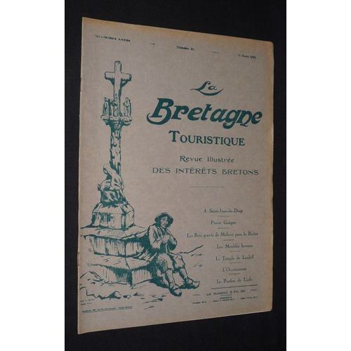 La Bretagne Touristique (4e Année - N°36, Mars 1925) : Les Bois Gravés De Méheut Pour La Brière - A Saint-Jean-Du-Doigt