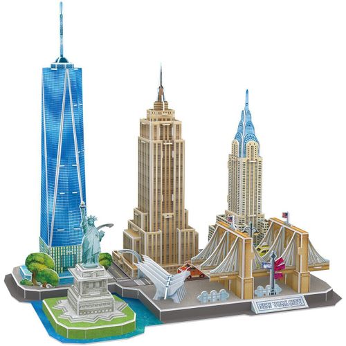 Puzzle 123 Pièces Puzzle 3d - New York - Difficulté : 4/8