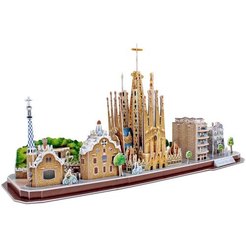 Puzzle 186 Pièces Puzzle 3d - Barcelone - Difficulté : 4/8