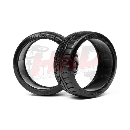 4425, Paire Pneus T-Drift Rt615 Falken Azenis 26mm Pr Voiture 1/10 Hpi Racing Sprint 2/E10/Rs4 Sport 3/Nitro Rs4 3