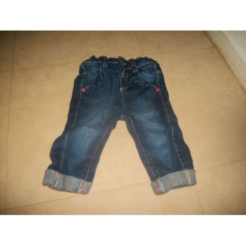 Jean Mes Petits Cailloux Bleu Stone Fille Taille 6 Mois