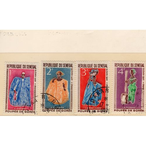 Timbres-Poste Du Sénégal (Poupées De Gorée)