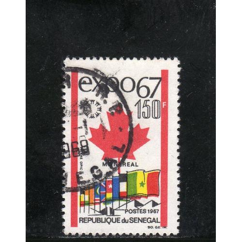 Timbre-Poste Du Sénégal (Exposition Internationale De Montréal)