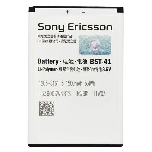 Batterie Origine Neuve Sony Ericsson Bst41 Pour Xperia X1 Play X10