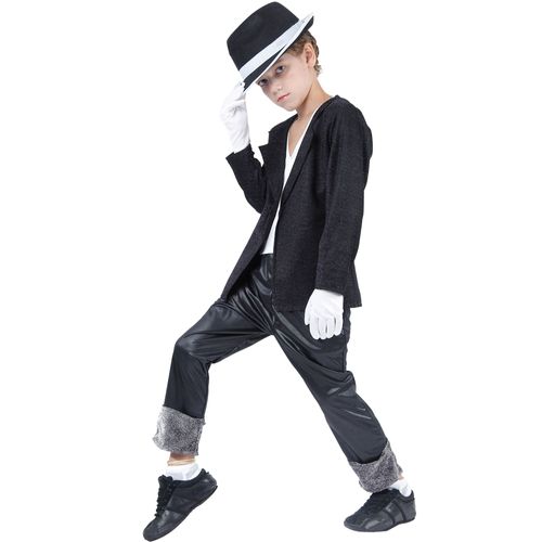 Déguisement Star De La Pop Chic Garçon - Taille: M 7-8 Ans (117-128 Cm)