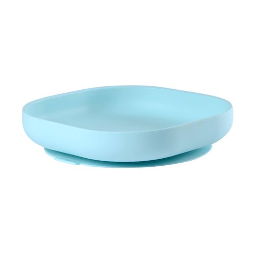 Assiette Silicone Ventouse Light Blue - Beaba