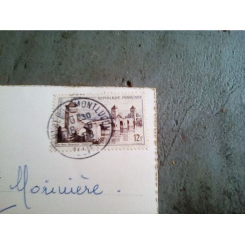 Timbre France Château De Valentre Cahors 1958