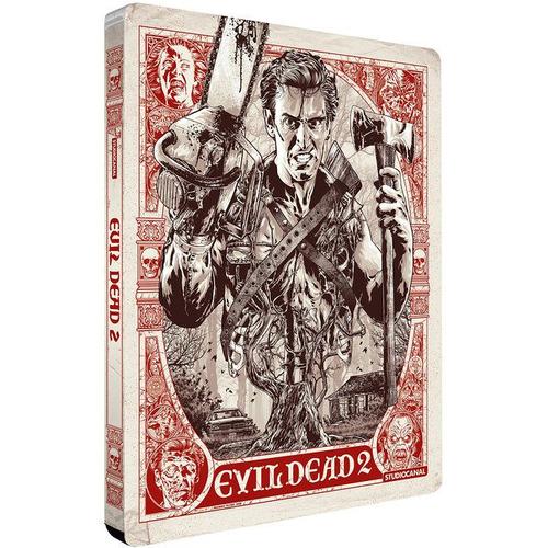 Evil Dead 2 - 4k Ultra Hd + Blu-Ray + Blu-Ray Bonus - Édition Boîtier Steelbook