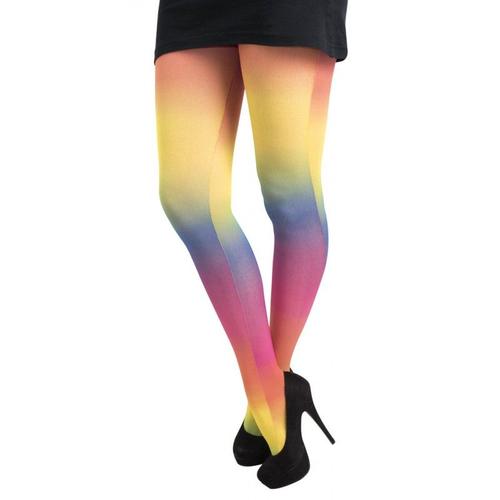 Collants Arc En Ciel Multicolore Femme