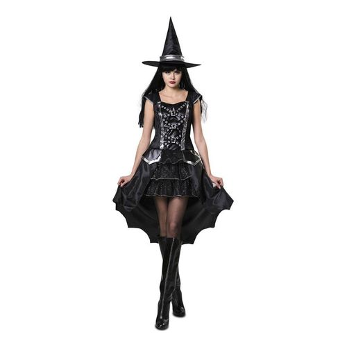 Déguisement De Sorcière Argentée Pour Femme (Taille M-L)