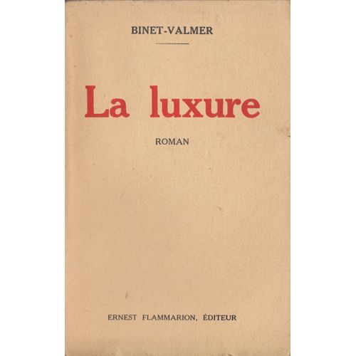 La Luxure