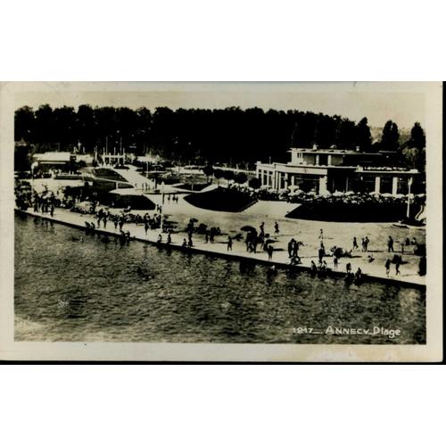 Carte Postale D' Annecy (Haute-Savoie) La Plage (Réf.1217)