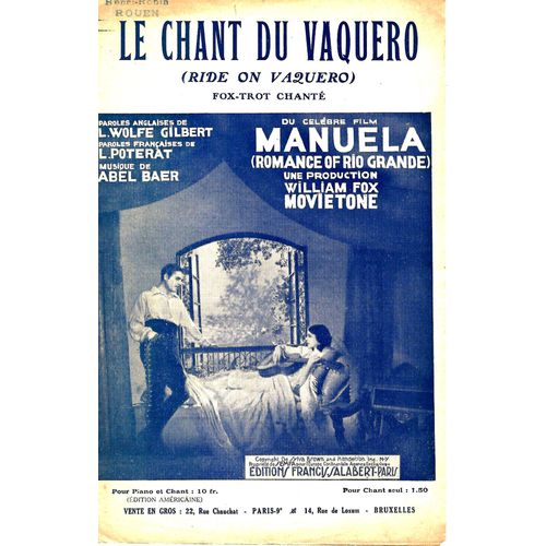 Le Chant Du Vaquero. A 35