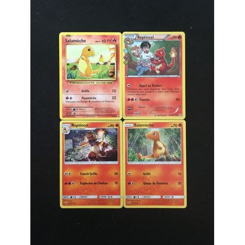 2x Salamèche + 2x Reptincel (Pokemon)