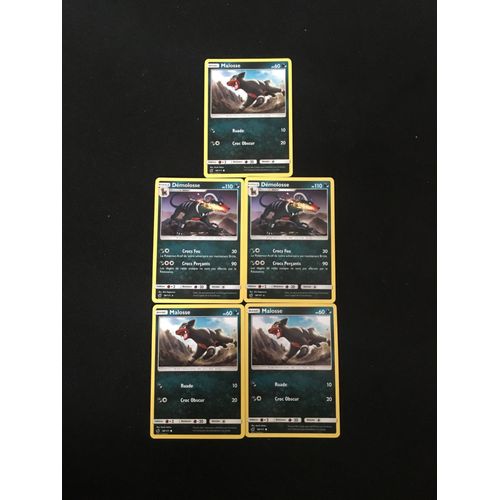 3x Malosse + 2x Démolosse (Pokemon)