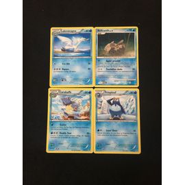 Carabaffe + Prinplouf + Lakmécygne + Relicanth (Pokemon)