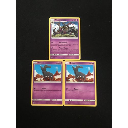 2x Tritox + Malamandre (Pokemon)