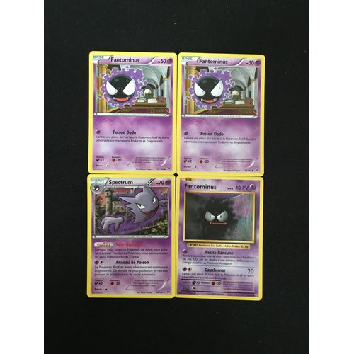 3x Fantominus + Spectrum (Pokemon)