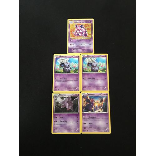 Nidorino + 3x Nidoran + Nidoking (Pokemon)