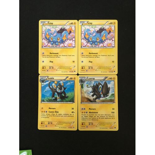 2x Lixy + Luxio + Luxray (Pokemon)